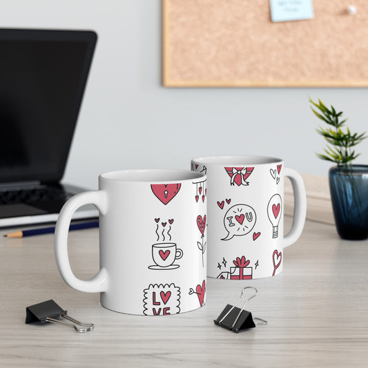 Love Icons  Ceramic Mug 11oz