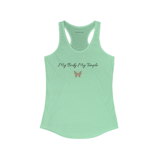 Women's "My Body" Racerback Tank