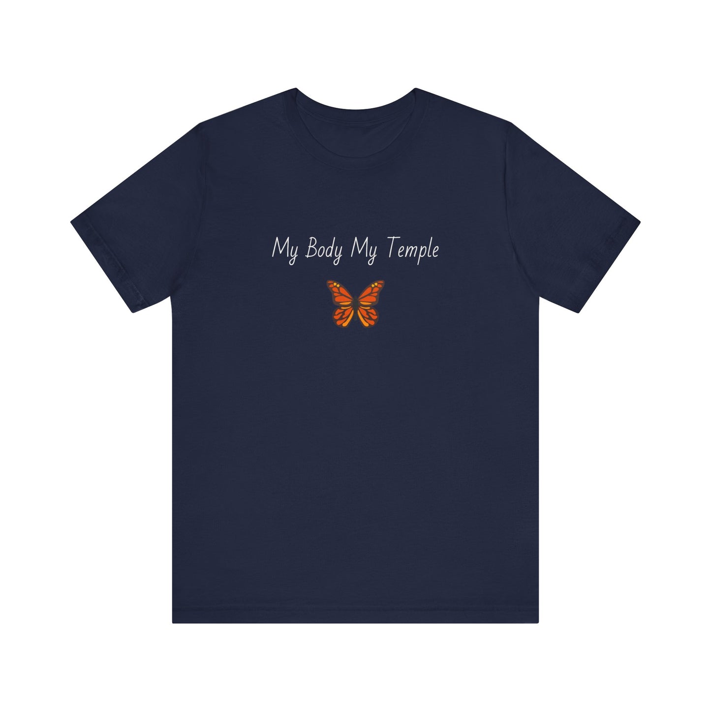 My Body My Temple Cotton Crew Neck Tee