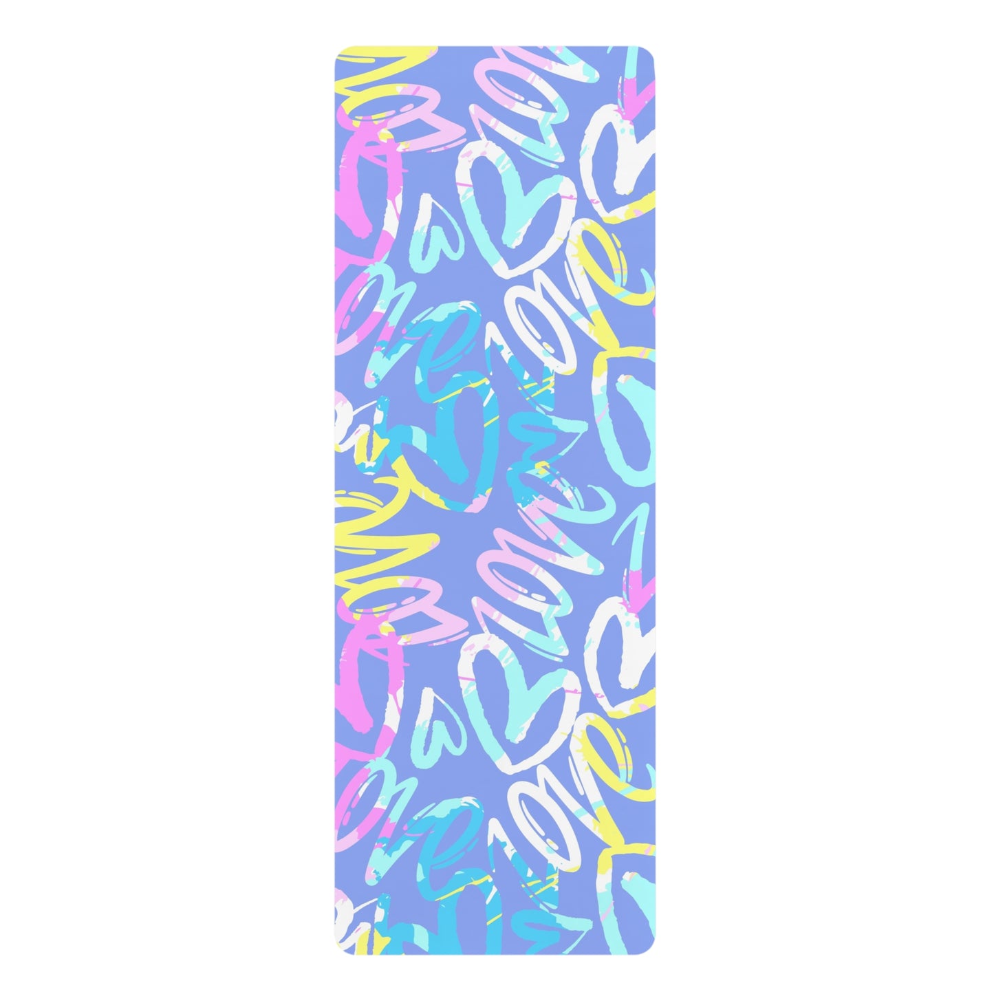 "Love You" Rubber Yoga Mat