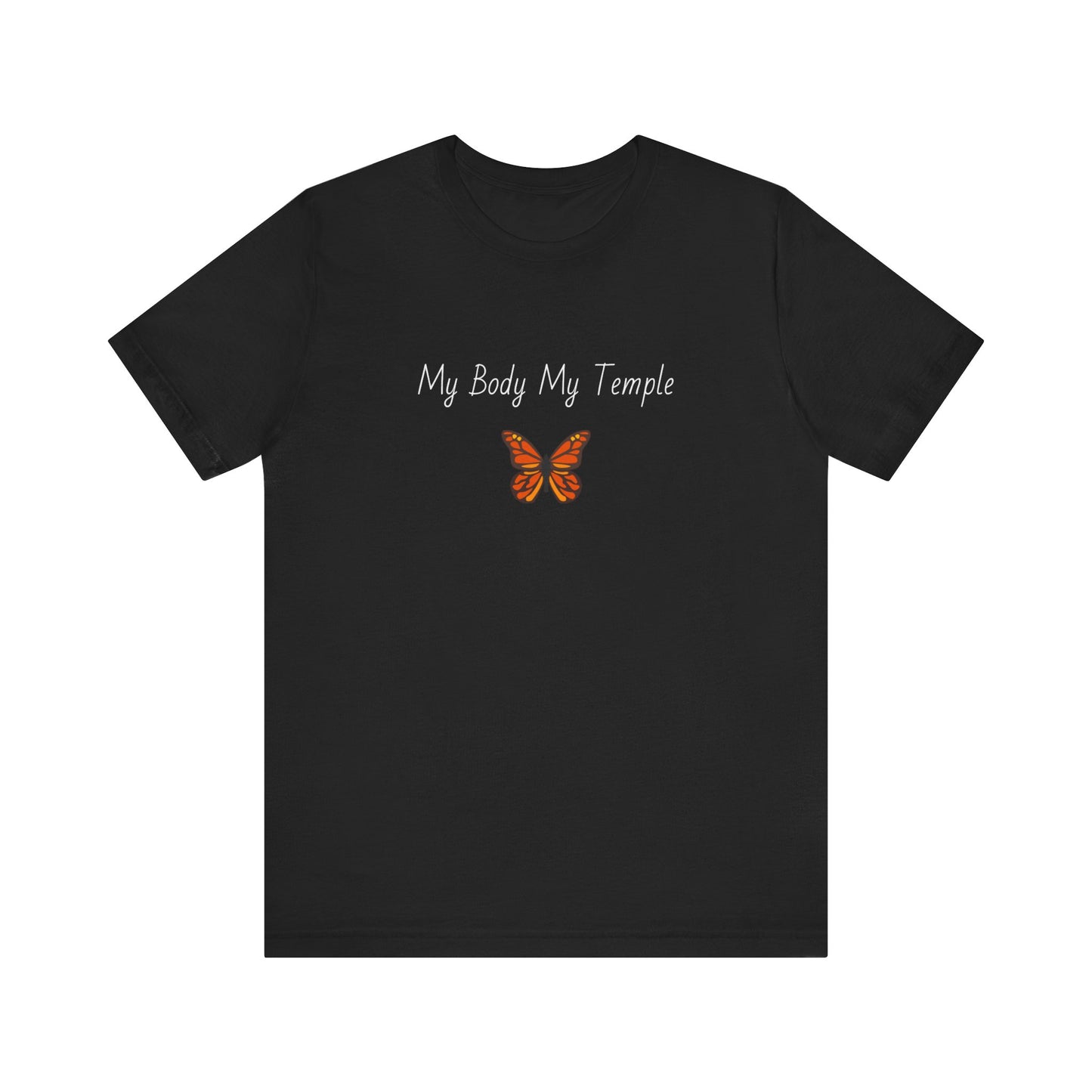 My Body My Temple Cotton Crew Neck Tee