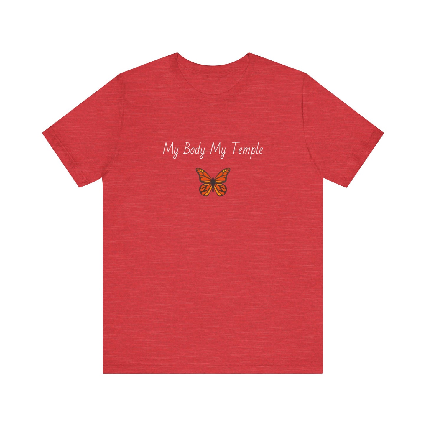 My Body My Temple Cotton Crew Neck Tee