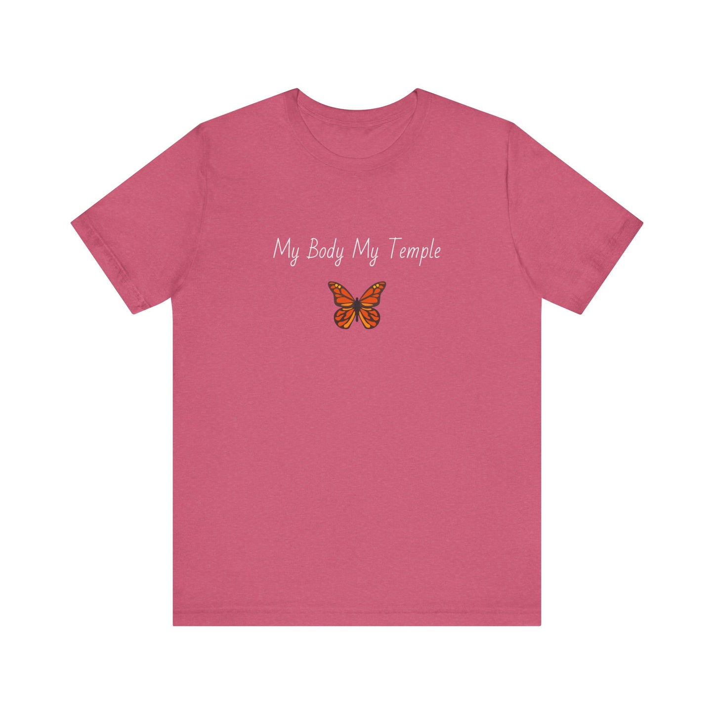 My Body My Temple Cotton Crew Neck Tee