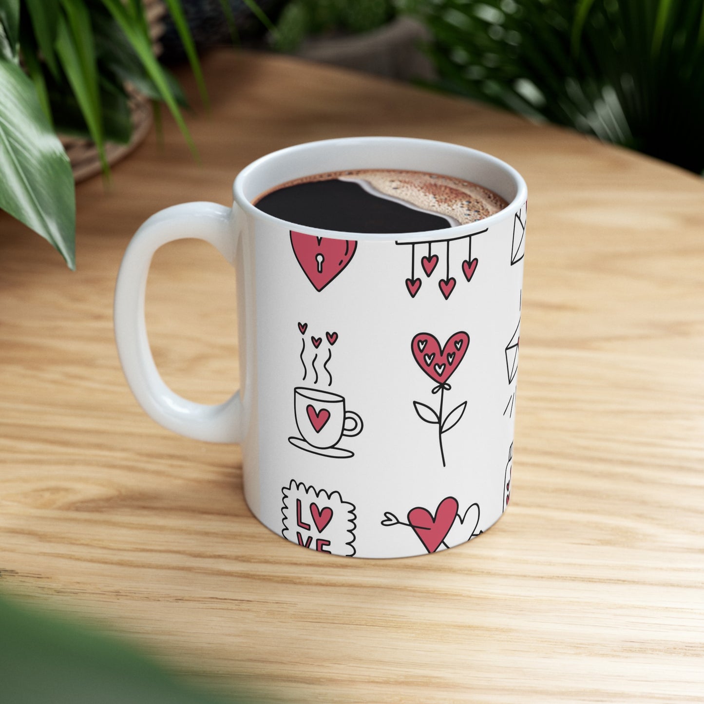 Love Icons  Ceramic Mug 11oz