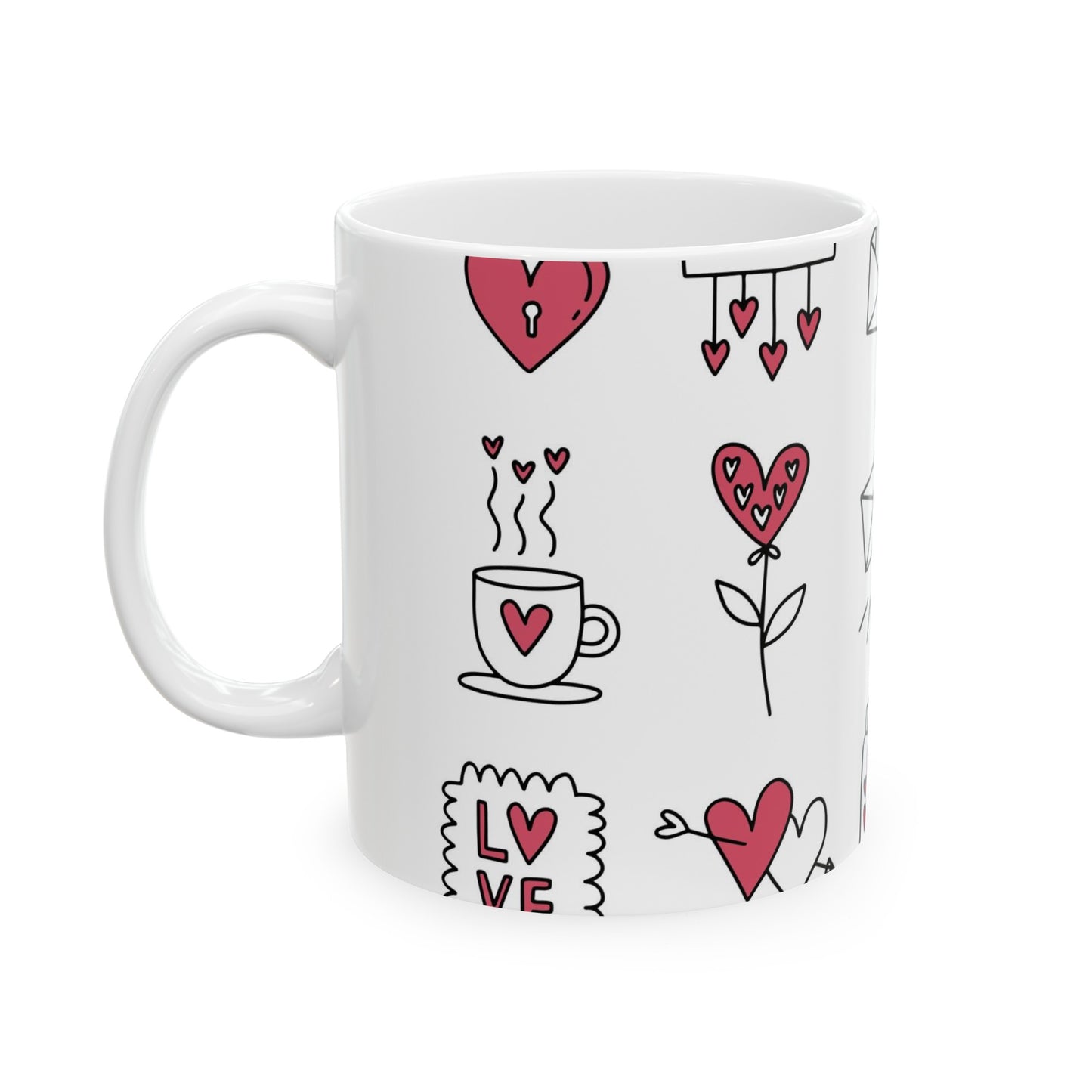 Love Icons  Ceramic Mug 11oz