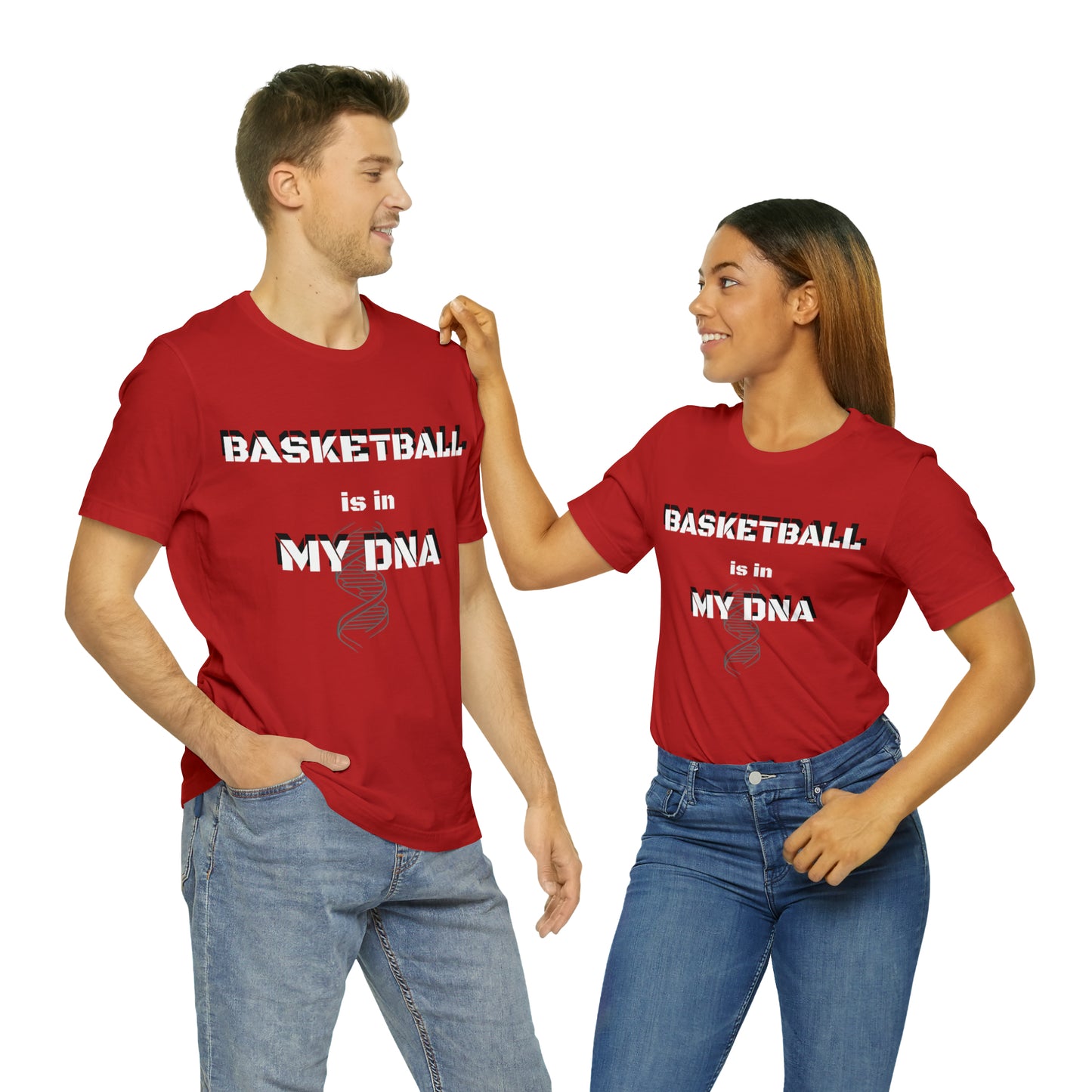 Basketball is in My DNA  Classic  Unisex Jersey Short Sleeve Tee