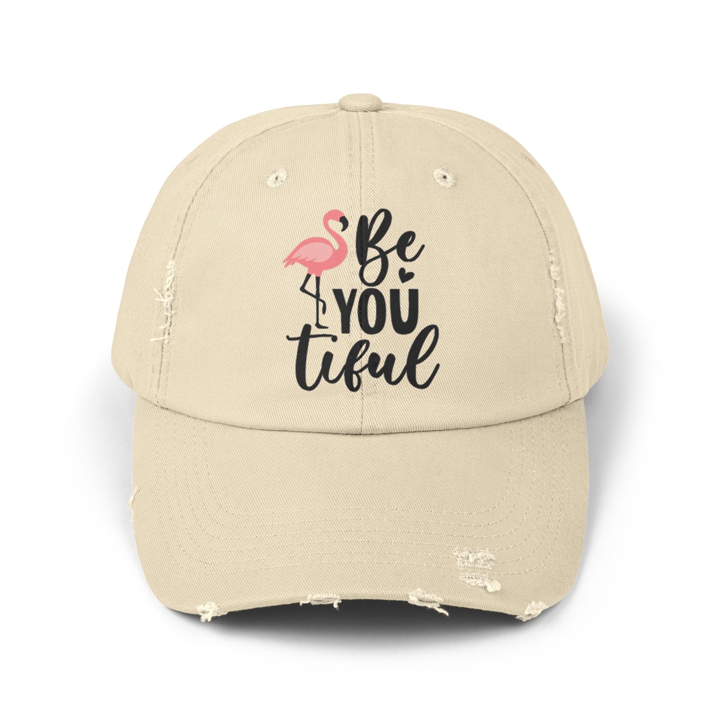 "Be You Tiful" Unisex Distressed Cap