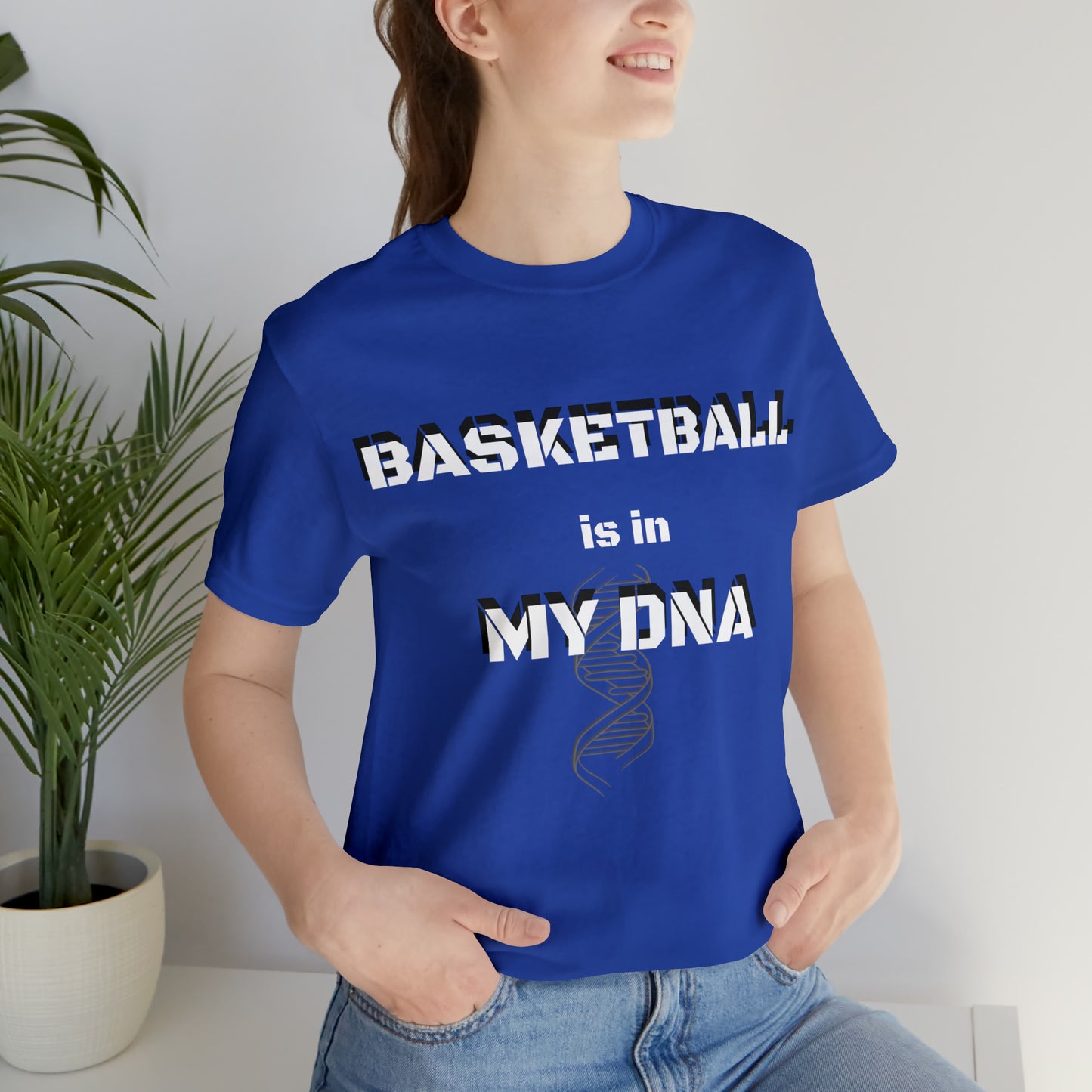 Basketball is in My DNA  Classic  Unisex Jersey Short Sleeve Tee