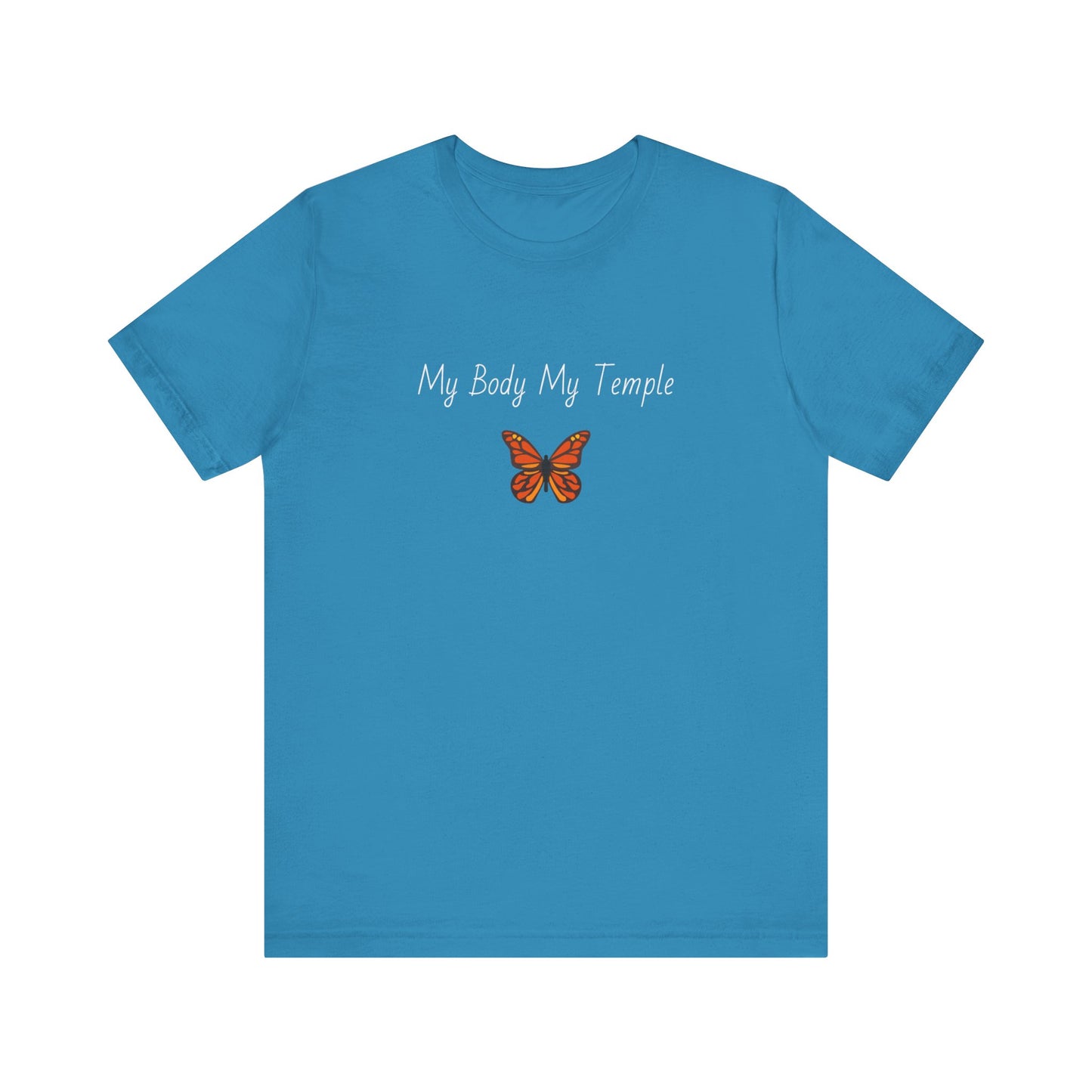 My Body My Temple Cotton Crew Neck Tee